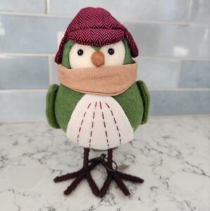 Target Wondershop Blizzard 2016 Retired Camper Bird 7" X 4.5" Hat & Napsack NWT